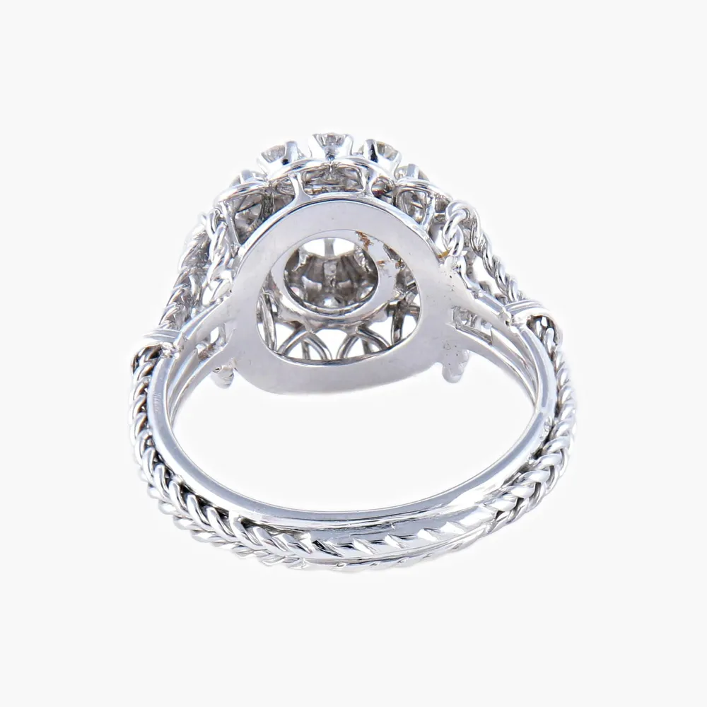 Пръстен Маргаритка Diamond Twist