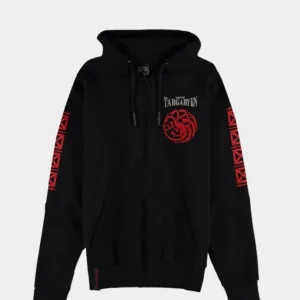 Суичър DIFUZED GOT - House Dragon - Men's Hero Item Zipper, M