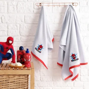 Детски комплект за баня «Disney Spriderman Grey» - памук
