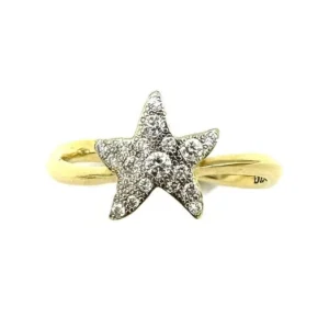 DODO - пръстен Stellina от 18K злато и диаманти