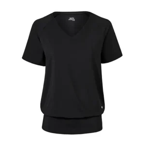 Спортна дамска тениска DryActive Plus, черна