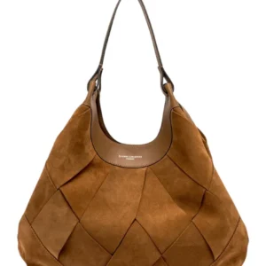 DUA Gianni Chiarini Suede Bag Geometric Pattern