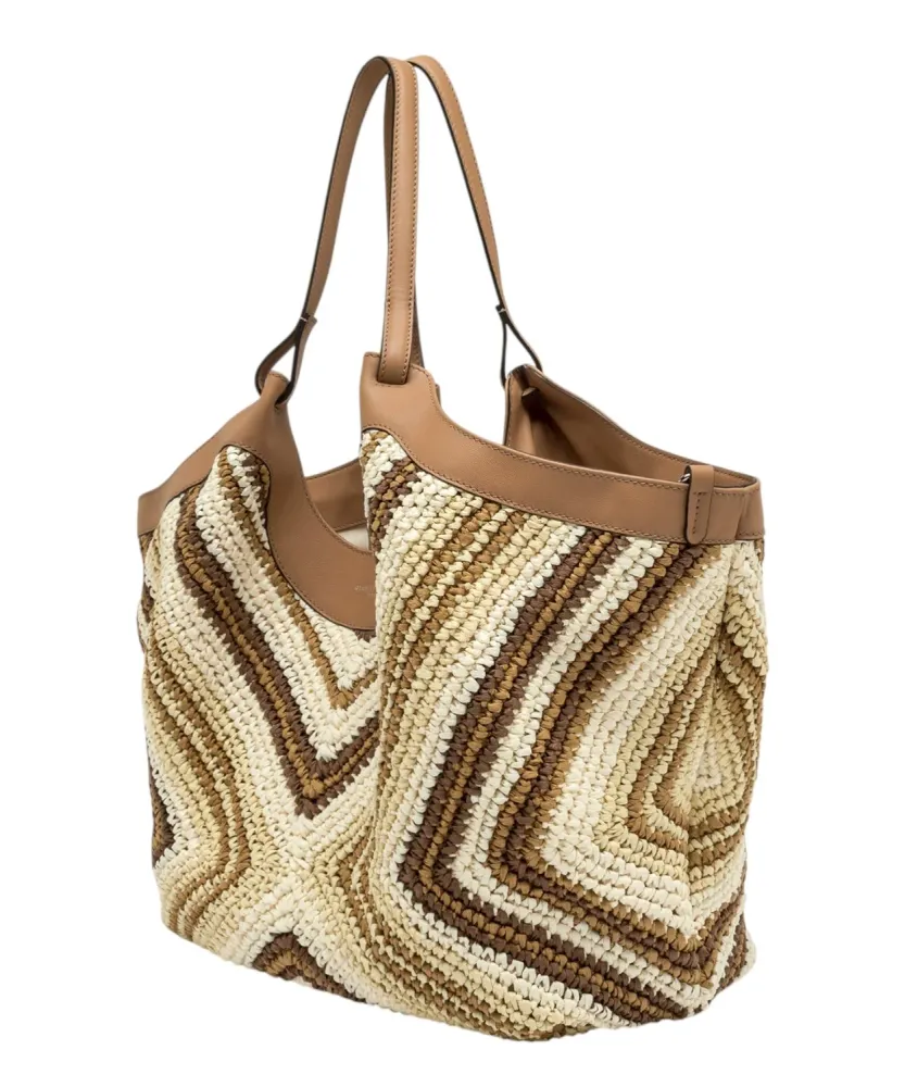 DUA Gianni Chiarini Woven Straw Bag