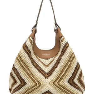 DUA Gianni Chiarini Woven Straw Bag
