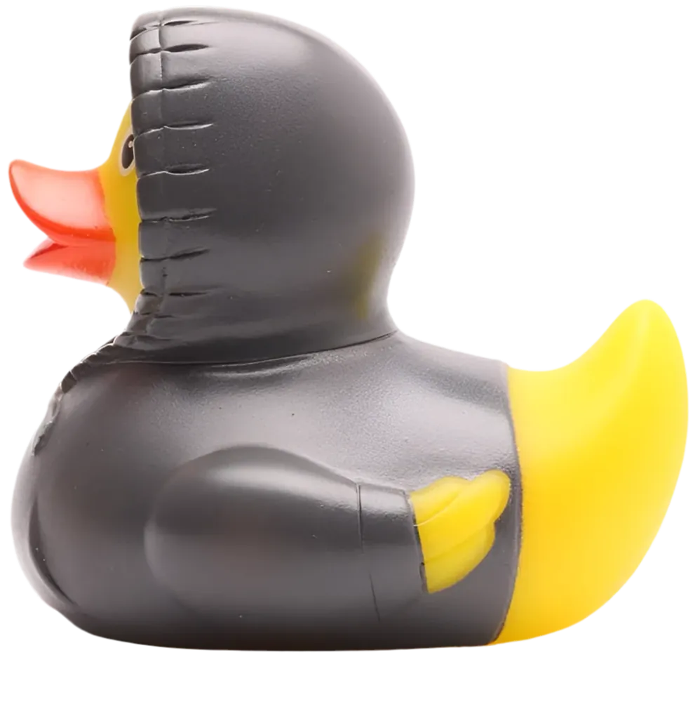 Суичър с качулка Duck - сив