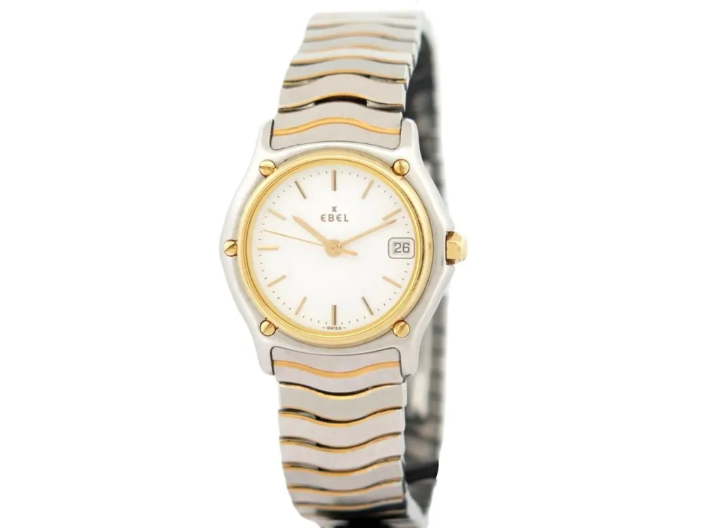 Ebel Sport Classic - Дамски кварцов часовник 27 мм от злато и стомана