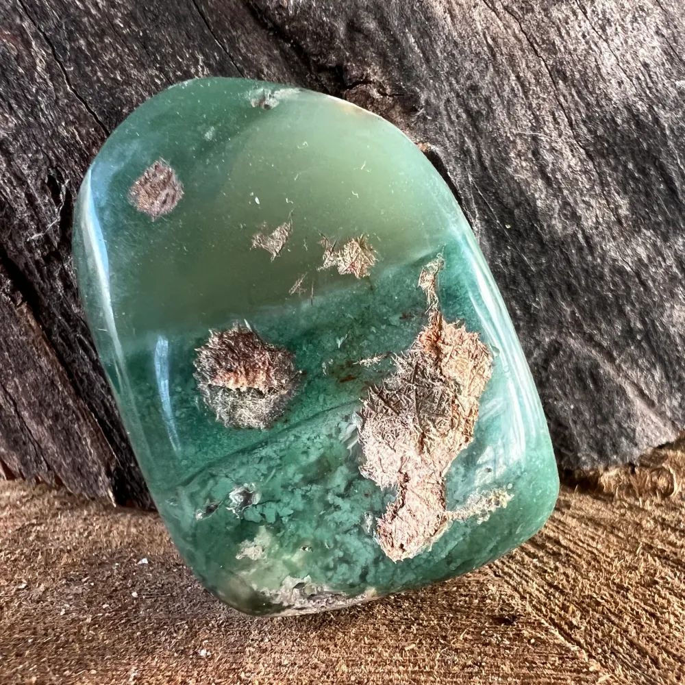 Emerald Palmstone Chrysoprase Model 20 от Зимбабве