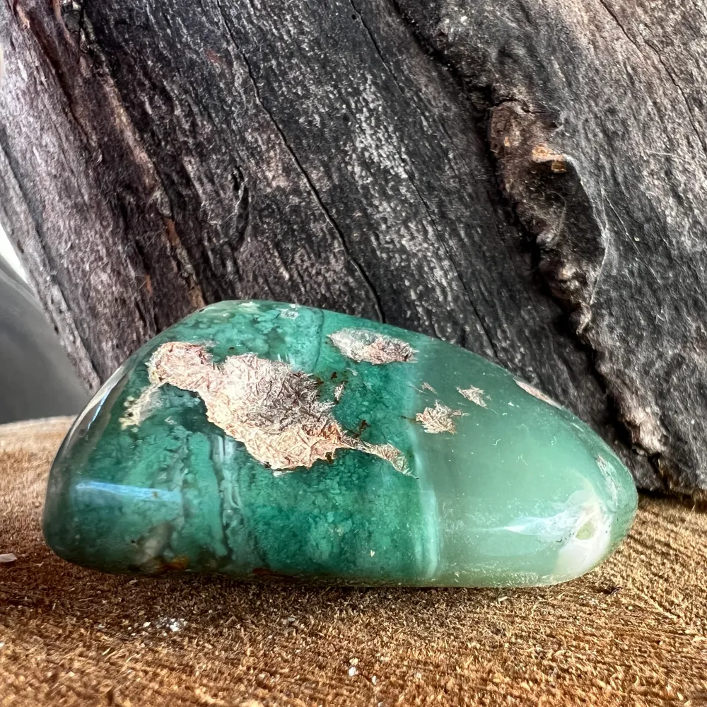 Emerald Palmstone Chrysoprase Model 20 от Зимбабве