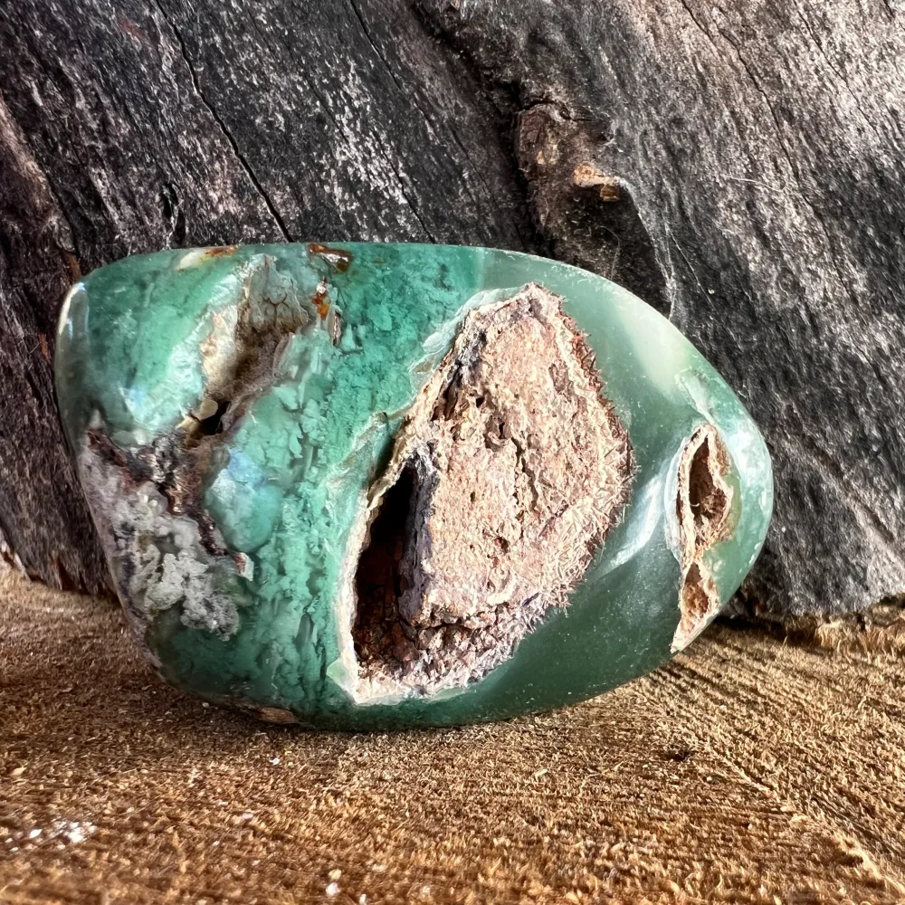 Emerald Palmstone Chrysoprase Model 20 от Зимбабве