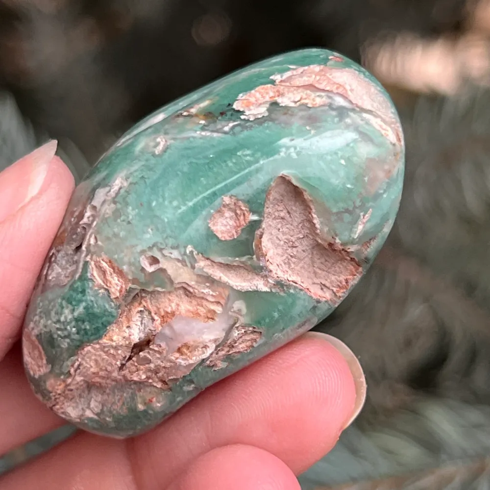 Emerald Palmstone Chrysoprase Model 12 от Зимбабве