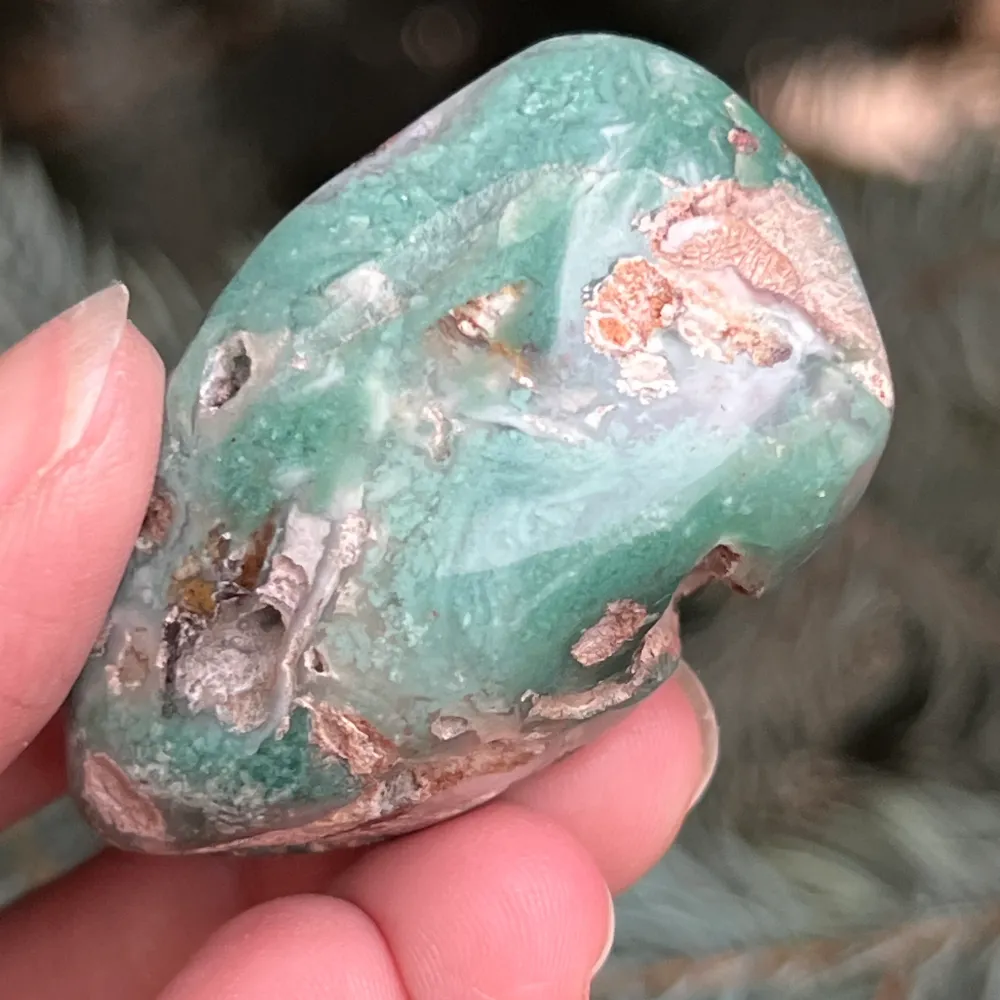 Emerald Palmstone Chrysoprase Model 12 от Зимбабве