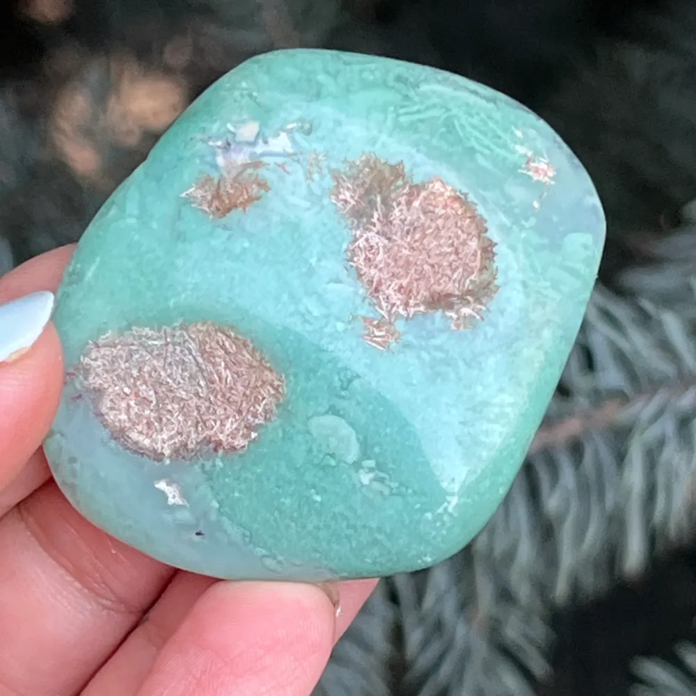 Emerald Palmstone Chrysoprase Model 18 от Зимбабве