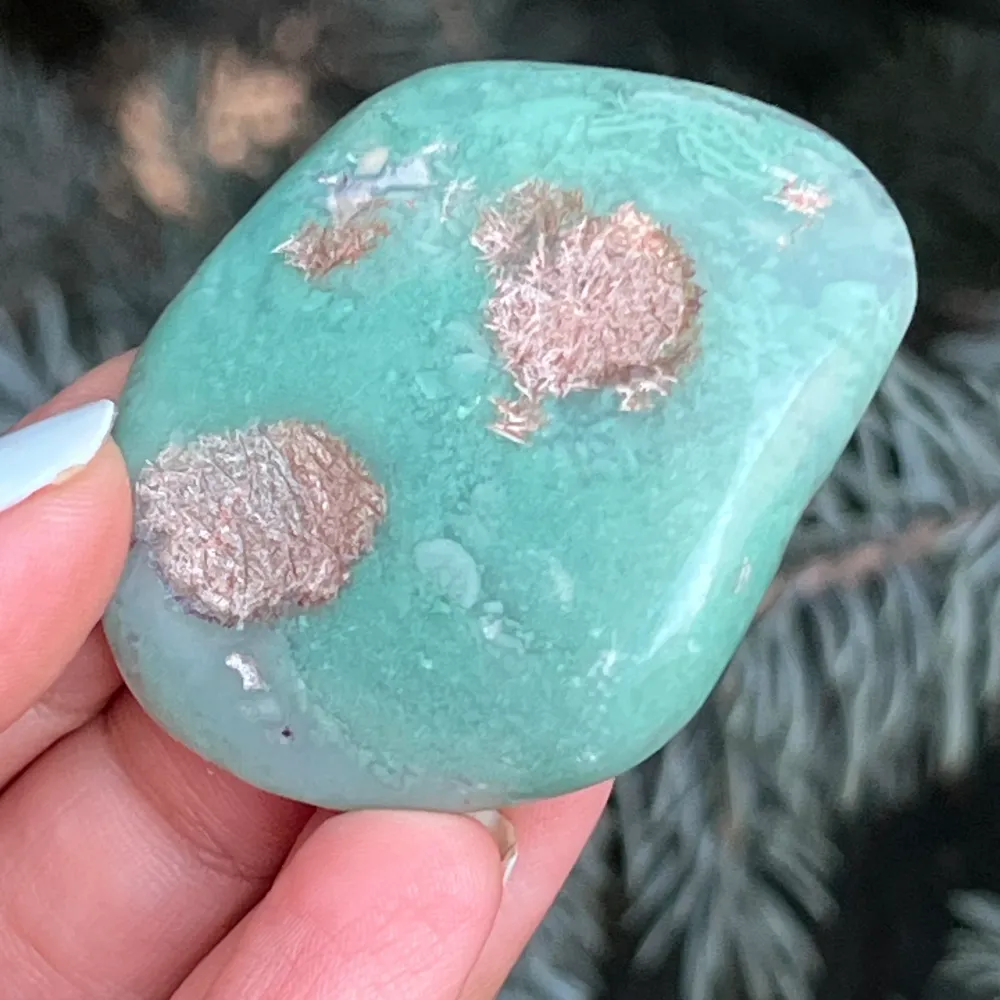 Emerald Palmstone Chrysoprase Model 18 от Зимбабве