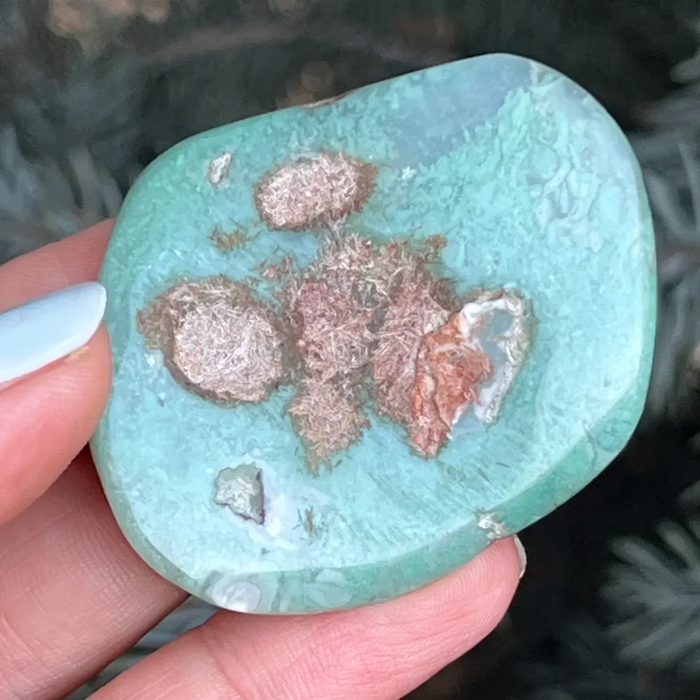 Emerald Palmstone Chrysoprase Model 18 от Зимбабве