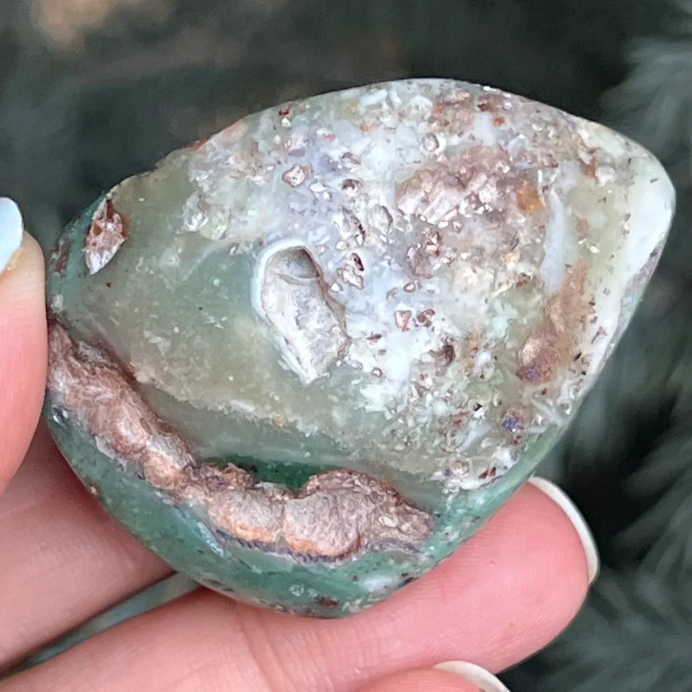 Emerald Palmstone Chrysoprase Model 6 от Зимбабве