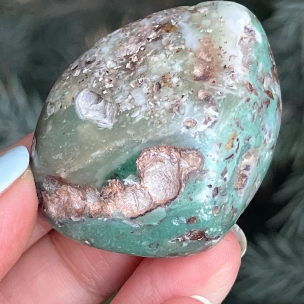 Emerald Palmstone Chrysoprase Model 6 от Зимбабве