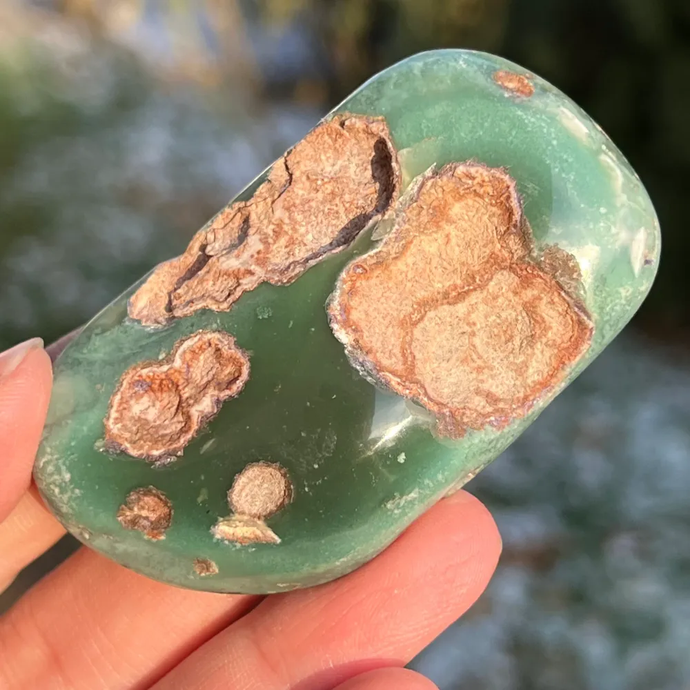 Emerald Palmstone Chrysoprase Model 4 от Зимбабве