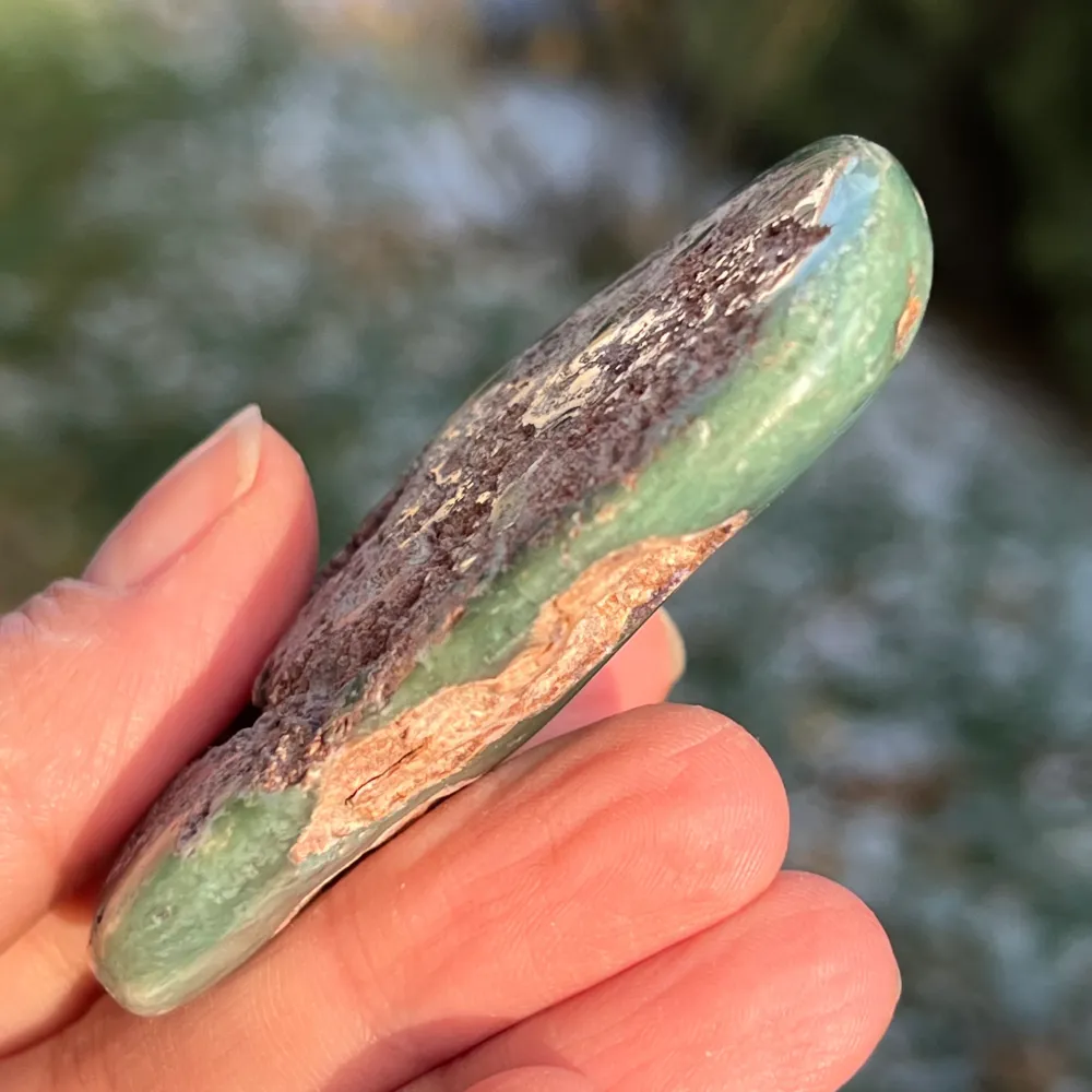 Emerald Palmstone Chrysoprase Model 4 от Зимбабве
