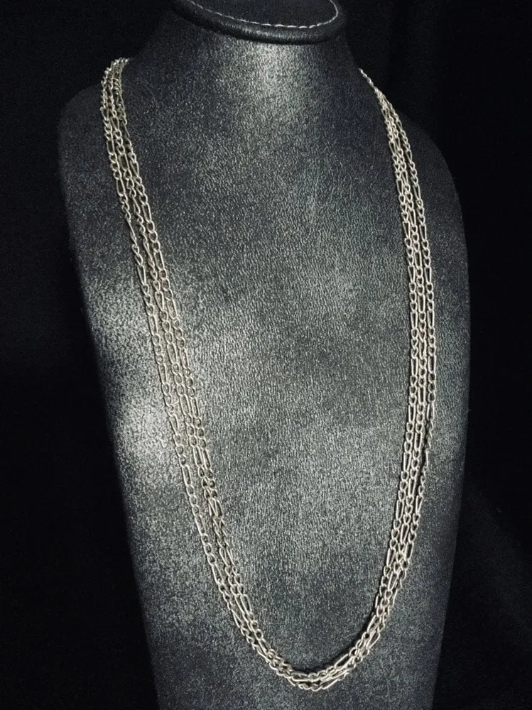 Колие с верига Figaro, Сребро
