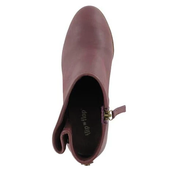 Стилни дамски боти Flip Flop „Tango“, бордо