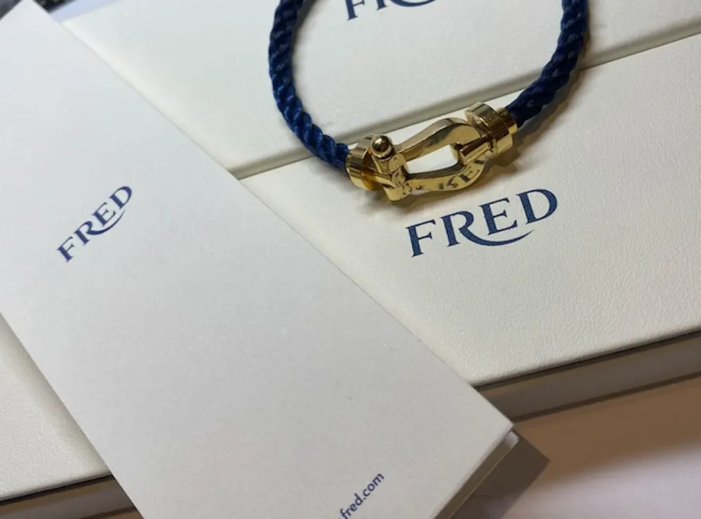 ГРИВНА FRED FORCE 10 ГОЛЯМ МОДЕЛ 18К ЖЪЛТО ЗЛАТО (T.16)