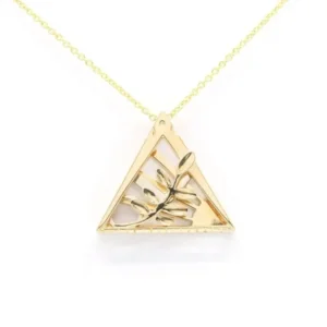 Съвременен медальон "Freemason" от жълто злато