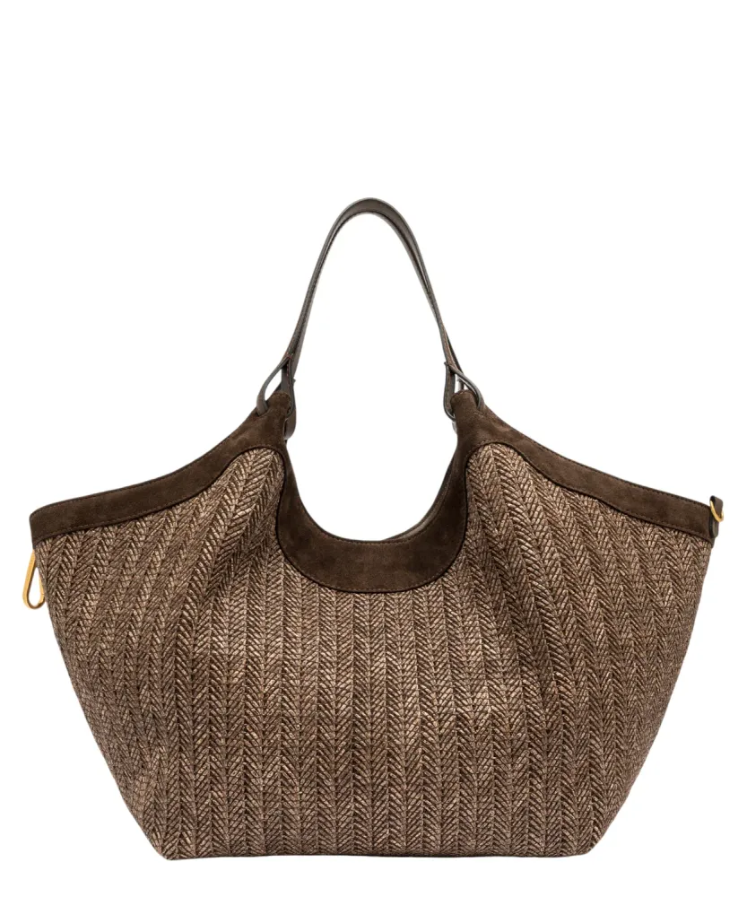 Gianni Chiarini Dua Braided Straw Bag
