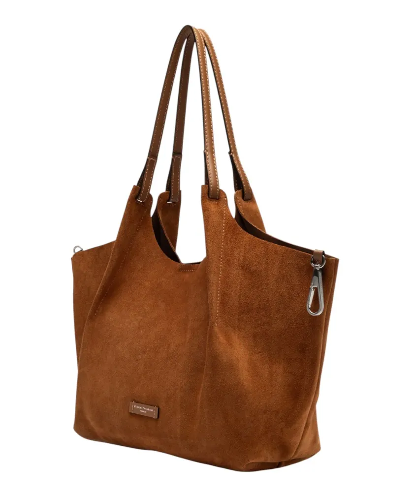 Gianni Chiarini DUA: Suede Leather Bag