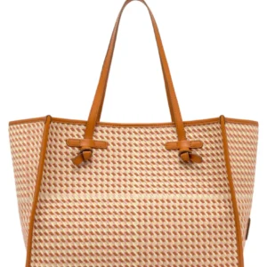 Gianni Chiarini Marcella Houndstooth Fabric Bag
