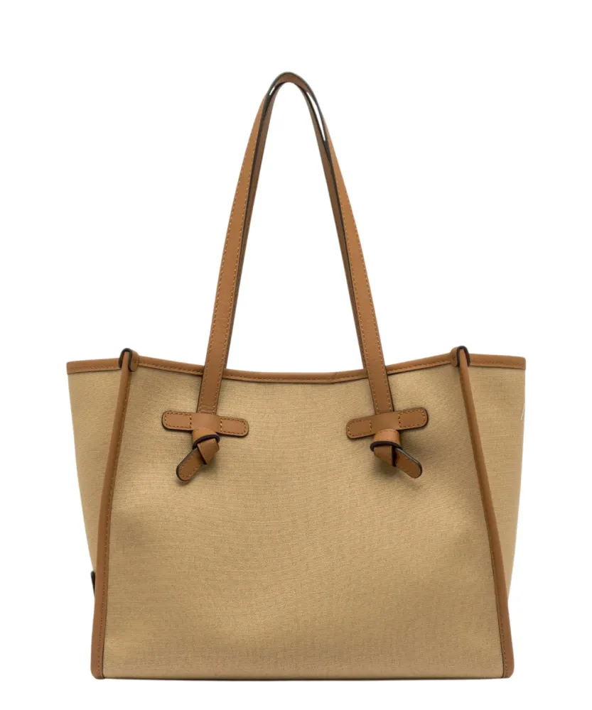 Gianni Chiarini Marcella Medium Canvas Shoulder Bags
