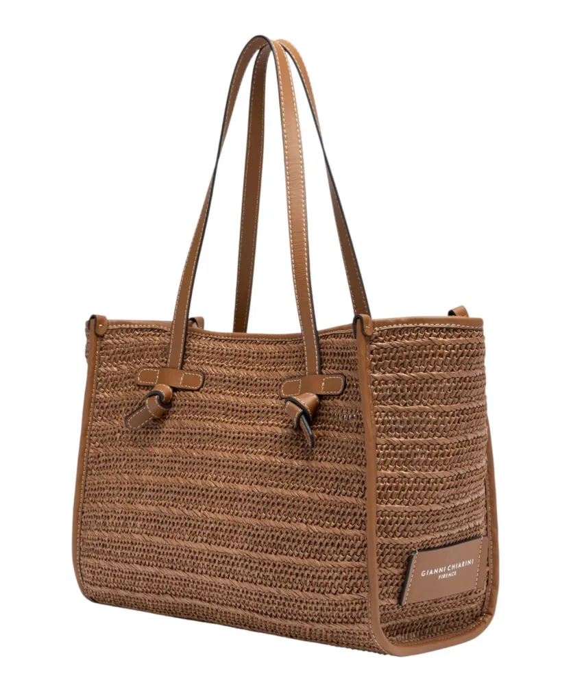 Gianni Chiarini Marcella Medium Raffia Bag
