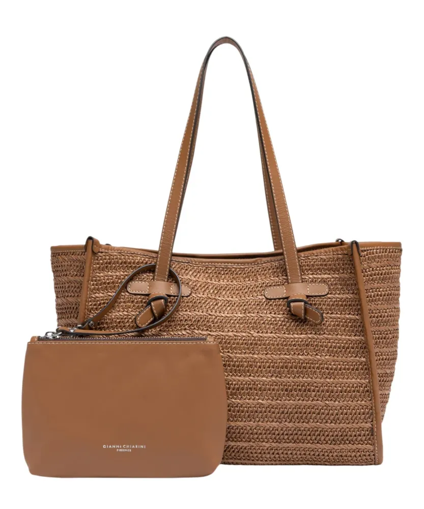 Gianni Chiarini Marcella Medium Raffia Bag