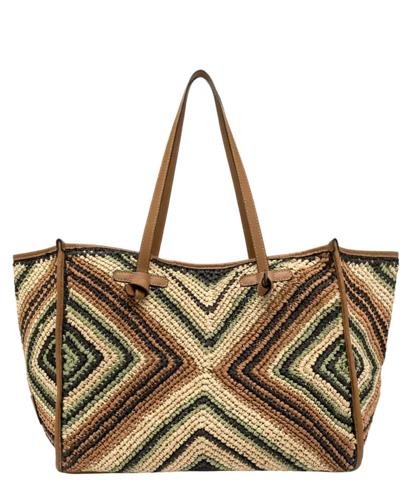Gianni Chiarini Marcella Woven Straw Bag