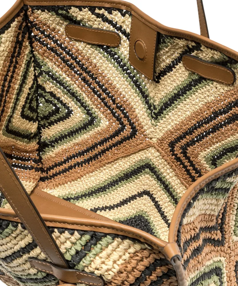 Gianni Chiarini Marcella Woven Straw Bag