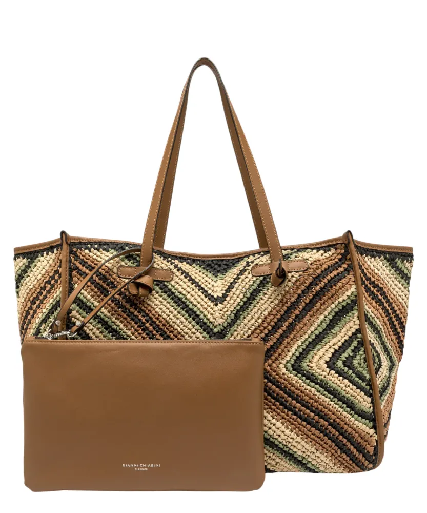 Gianni Chiarini Marcella Woven Straw Bag