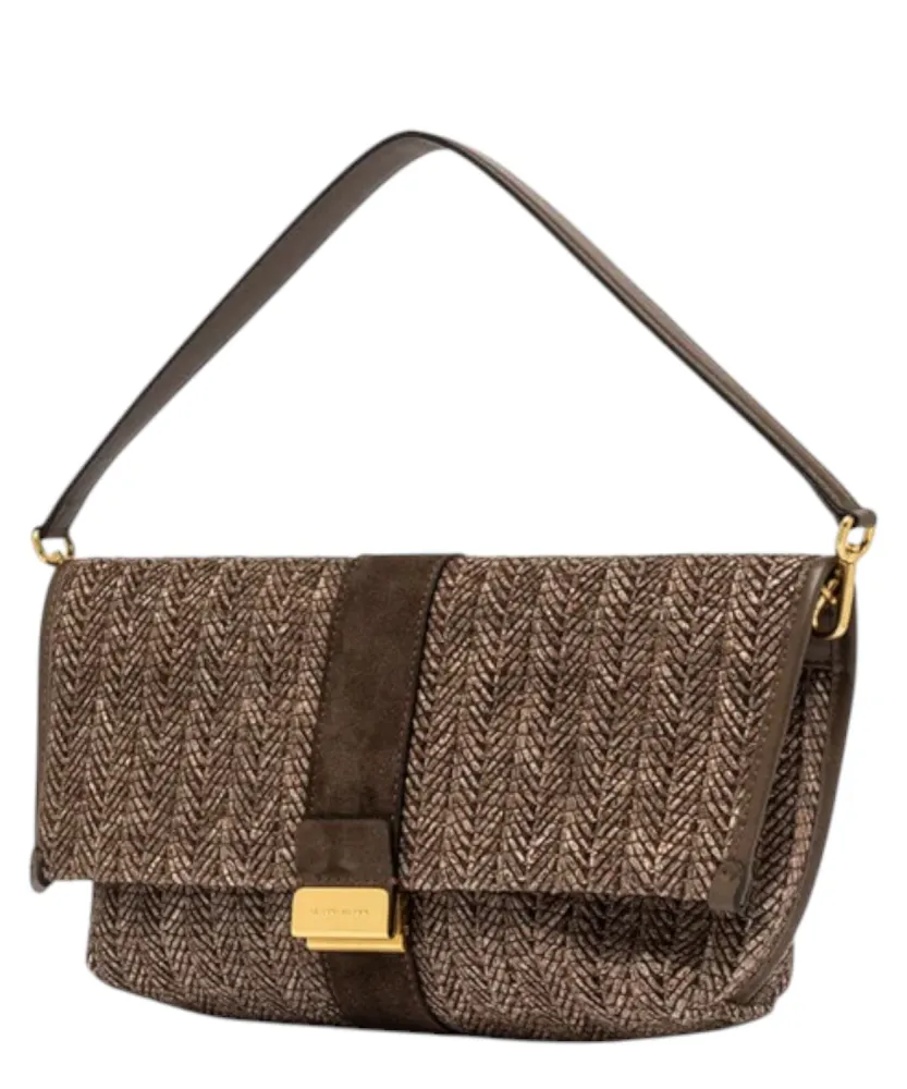 Gianni Chiarini Marigold Woven Straw Bag