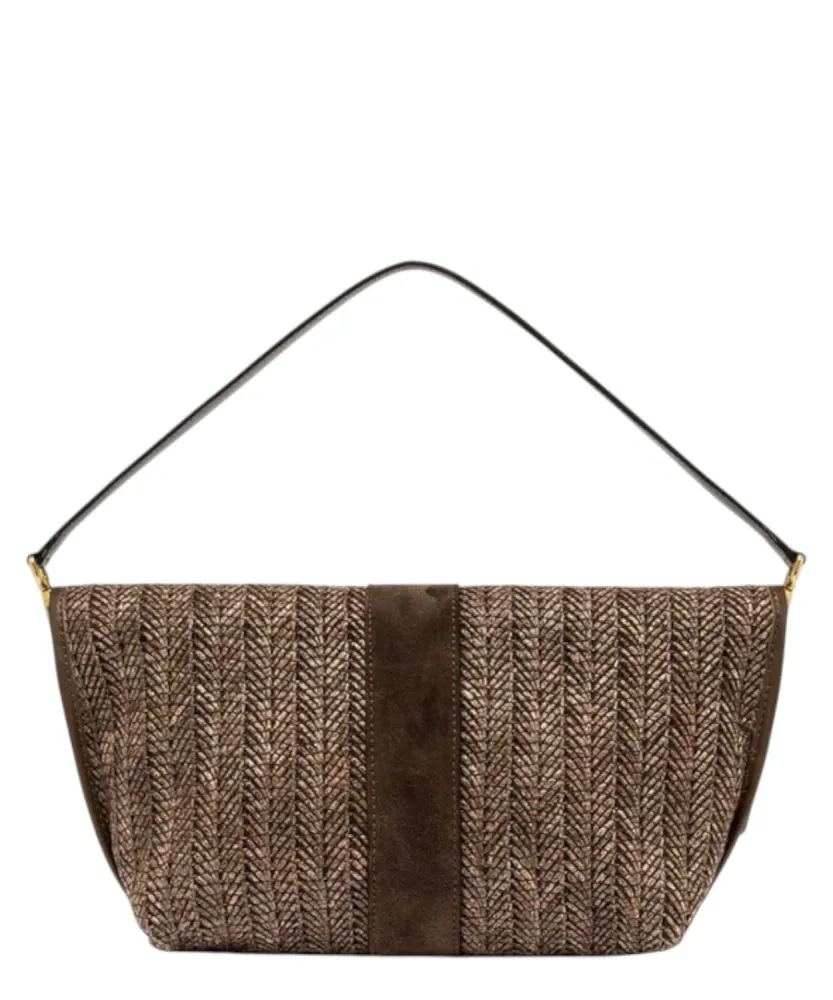 Gianni Chiarini Marigold Woven Straw Bag