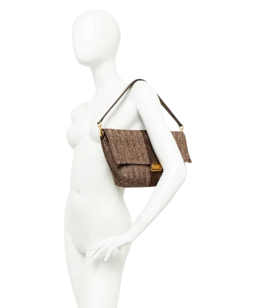 Gianni Chiarini Marigold Woven Straw Bag