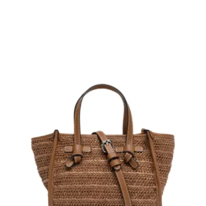 Gianni Chiarini Miss Marcella Mini Bag Woven Straw Effect