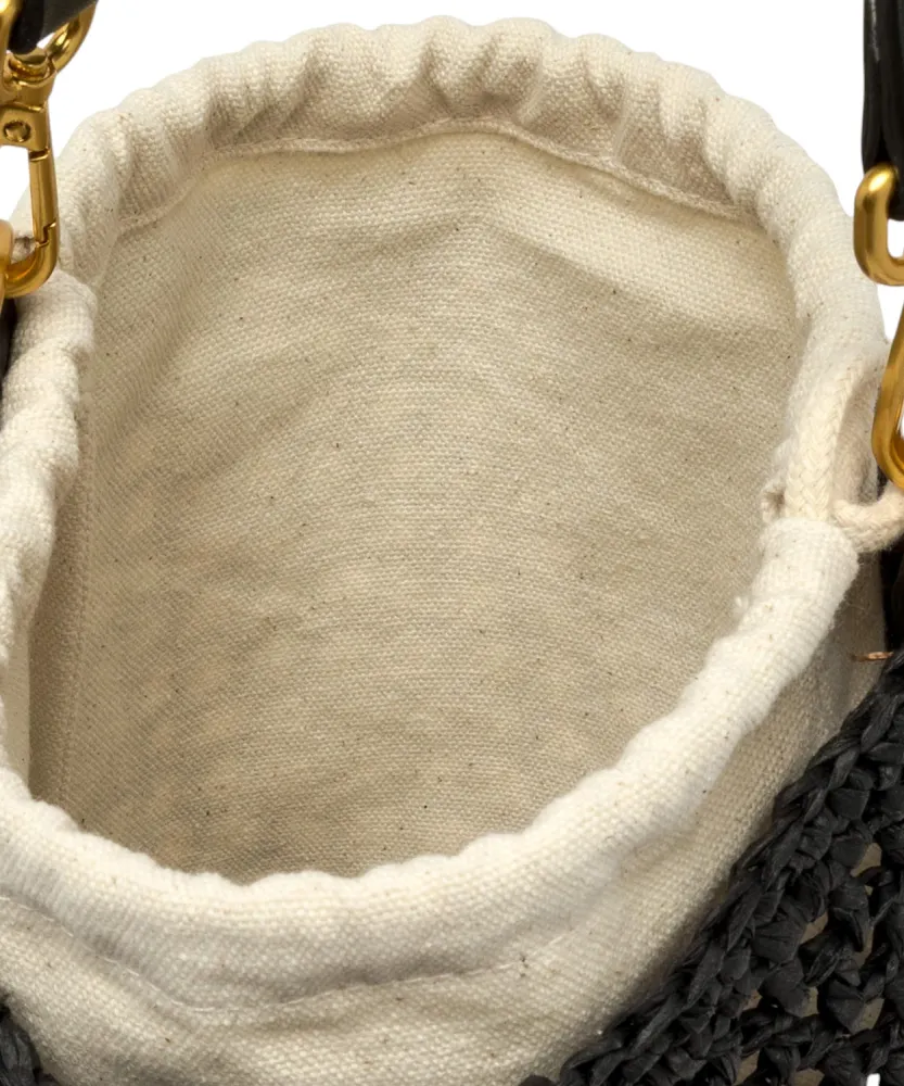 Gianni Chiarini Nefeli Crochet Straw Bucket Bag