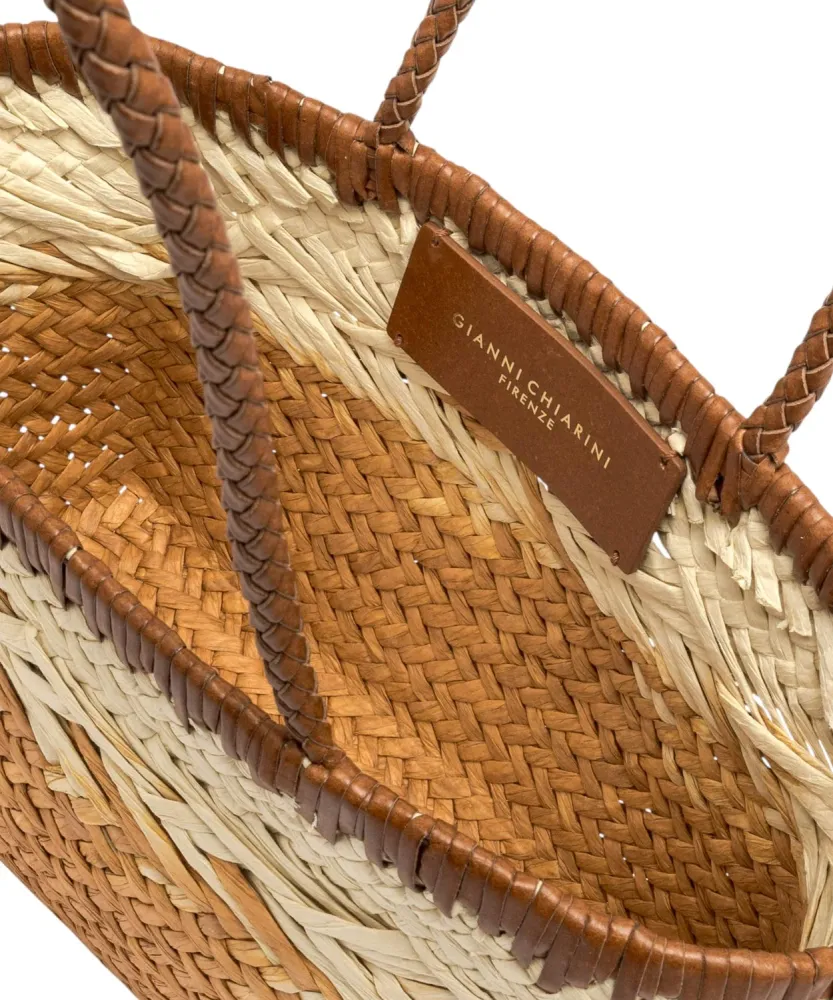 Gianni Chiarini Paloma Summer Bag Natural Straw