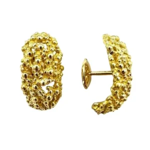 GILBERT ALBERT. Обеци от 18K жълто злато