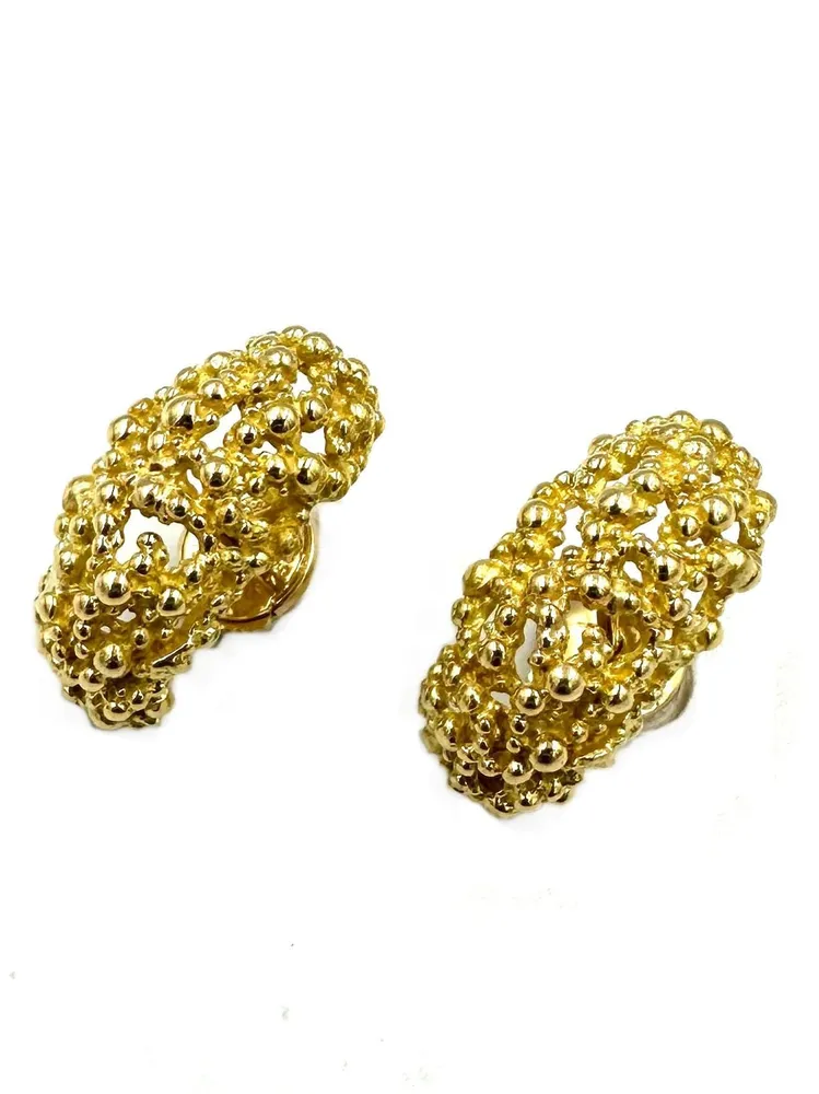 GILBERT ALBERT. Обеци от 18K жълто злато