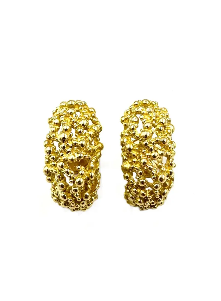 GILBERT ALBERT. Обеци от 18K жълто злато