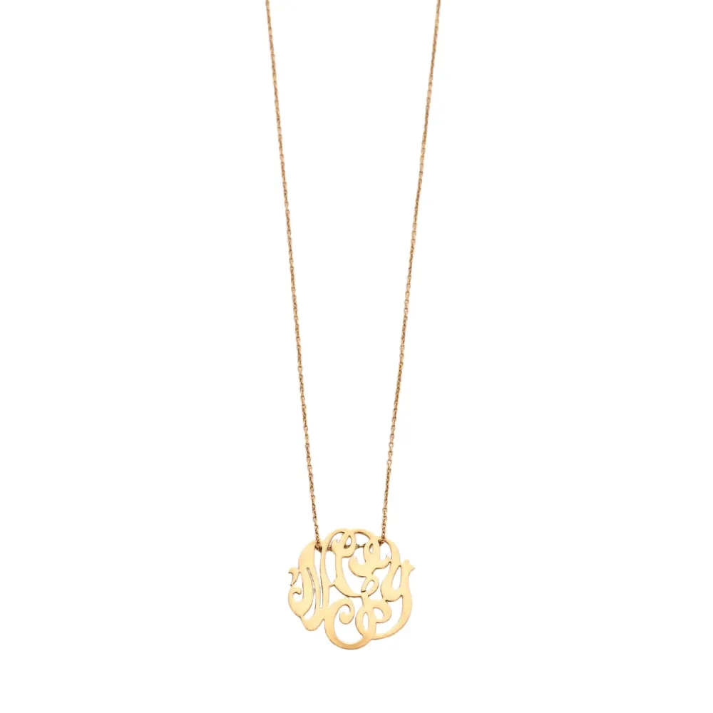 Колие Ginette NY Baby дантела Monogram » или розово