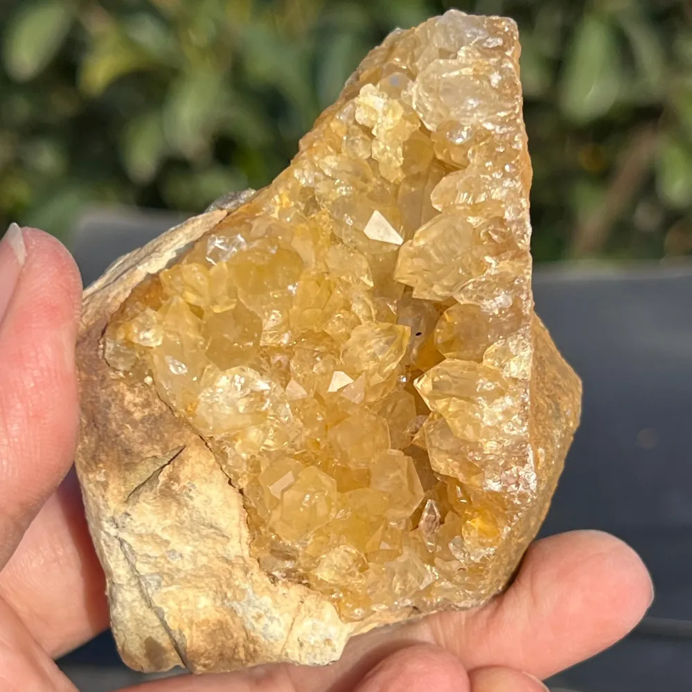 Клъстер лимонов кварц от Замбия, модел Golden Healer 48