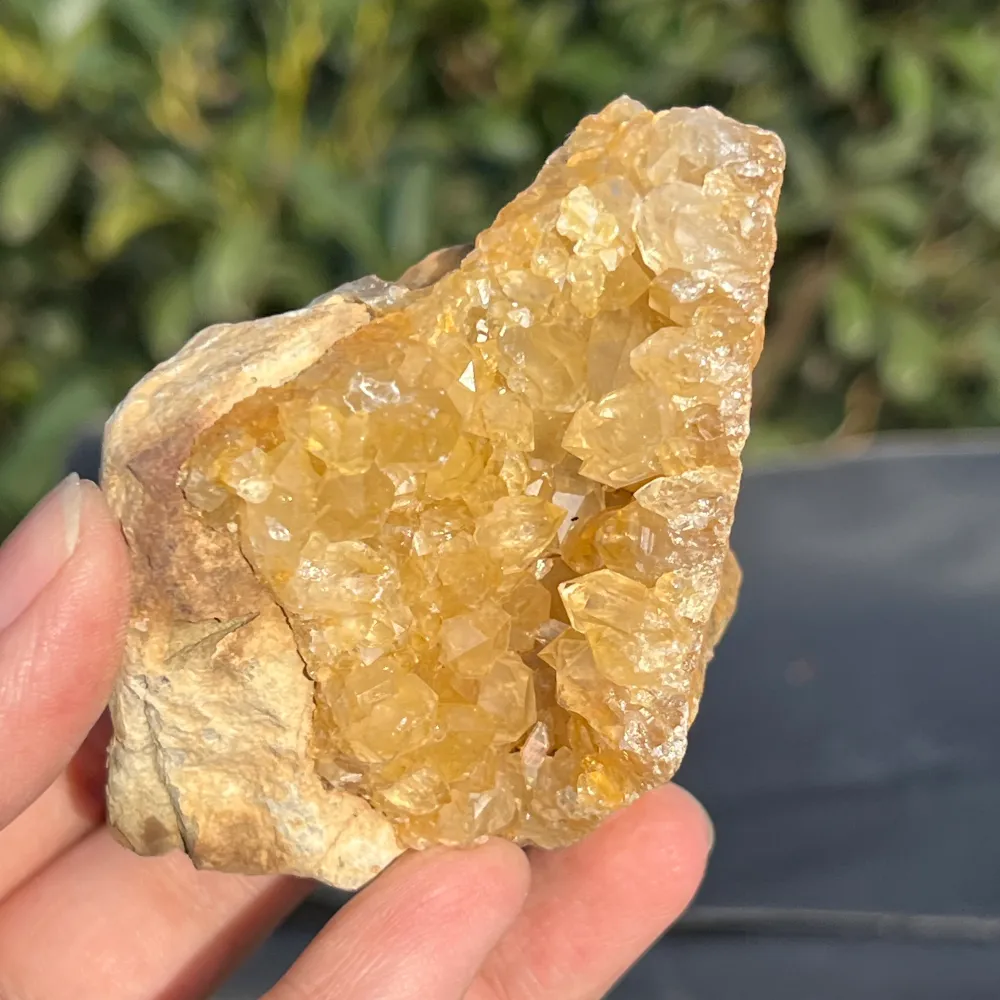 Клъстер лимонов кварц от Замбия, модел Golden Healer 48