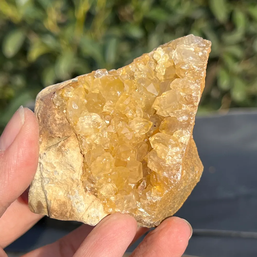Клъстер лимонов кварц от Замбия, модел Golden Healer 48