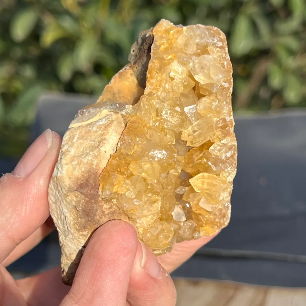 Клъстер лимонов кварц от Замбия, модел Golden Healer 48