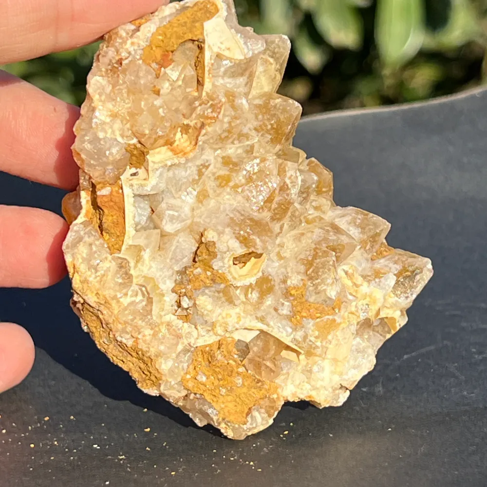 Клъстер лимонов кварц от Замбия, модел Golden Healer 36